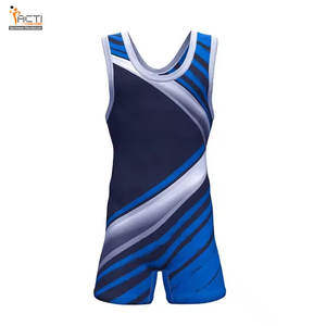 Vêtements professionnels Singlets de lutte sur mesure Nouveau design de haute qualité Singlets de lutte - Product Image 2