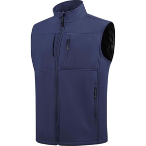 Chaleco de Invierno para Hombre con Logotipo Personalizado, Cierre Completo, Forro Polar Impermeable, Cálido, Suave, Personalizable en Color y Talla - Product Image 1