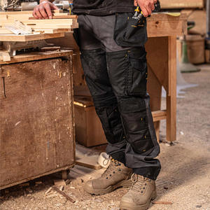 Pantalon de travail personnalisé Cargo pour hommes Pantalon multi-poches résistant avec impression de logo personnalisé pour la construction d'ateliers - Product Image 5