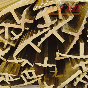 Solución de suelo antideslizante de latón ranurado T12 duradero y elegante para oficina en casa o espacio público estilo de diseño moderno - Product Image 6