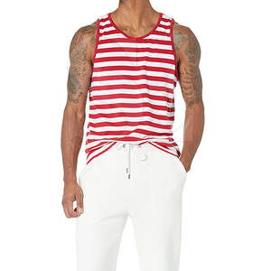 Camiseta sin mangas de color personalizada para hombre, ropa deportiva de punto, chaleco de gimnasio informal, estilo transpirable e informal, precio al por mayor - Product Image 6