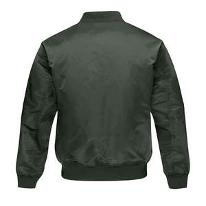 Chaqueta Bomber Utilitaria para Hombre, Ligera, Resistente al Viento, con Cierre Frontal, Múltiples Bolsillos, Ropa de Trabajo, Ropa de Calle, Prenda Exterior de Moda - Product Image 2