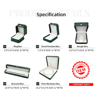 Échantillon Gratuit Boîtes à Bijoux Emballage pour Colliers avec Sac Conditionnement Bijoux
