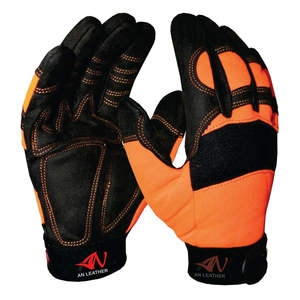 Mechanical <b>Safety</b> <b>Gloves</b> with Working Leather for Industrial Use - Product Image 1