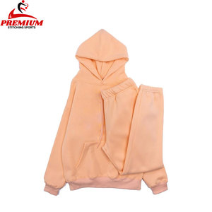 Ensemble pantalon de survêtement et sweat à capuche empilés unisexe survêtement personnalisé vêtements de rue logo personnalisé survêtements baggy en polaire coupe-vent pour hommes - Product Image 4