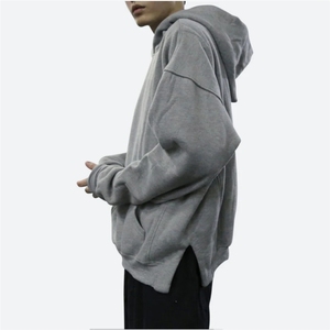 Sweat à capuche oversize pour homme de qualité supérieure, 100 % coton mélangé, brodé, à épaules tombantes, grammage lourd, pour l'hiver - Product Image 5