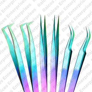 Juego de pinzas para pestañas ecológicas de etiqueta privada, producto de Venta caliente, juego de pinzas para pestañas de bajo precio para uso Personal - Product Image 3