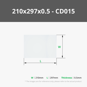 Pizarra Blanca Magnética Flexible con Marco de Aluminio y Reverso de Cartón PET de Acero, Tamaño A4, 2 Piezas - Product Image 2