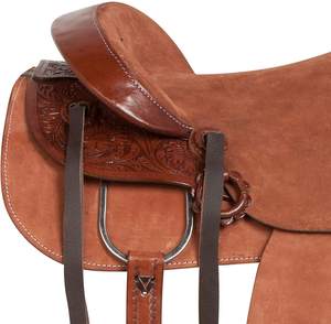 Wade Tree Western Leather Roping Ranch Horse Saddle Set Calidad superior Cuero genuino Barril Saddle Matching Horse Tack - Product Image 3