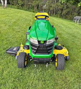 Motor de gasolina de 2 tiempos de grado industrial de buena calidad para tractor cortacésped John Deere con control remoto - Product Image 1