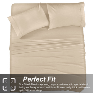 4PC sábanas y funda nórdica hogar algodón Egipto con juego de sábanas microfibra - Product Image 2