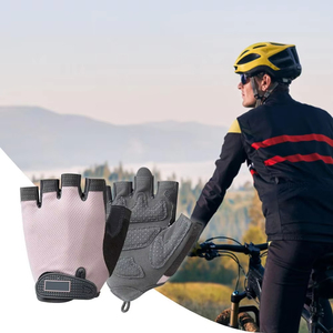 Gants de sport d'extérieur tendance 2025, demi-doigts, pour le cyclisme, impression par sublimation, antidérapants, pour la musculation, en cuir, gants de fitness - Product Image 6