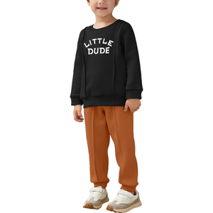 Survêtement gris 100% coton à poches kangourou Survêtement personnalisé Streetwear de haute qualité vierge pour garçons - Product Image 6