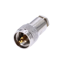 Connecteur RF BEVOTOP D-FB UHF mâle PL259 / UHF femelle SO239 50-5 à sertir pour câble 5D-FB / LMR300