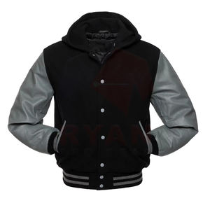 รับผลิตเสื้อแจ็คเก็ตวาร์ซิตี้แบบมีฮู้ด คุณภาพสูง ออกแบบเองได้ พร้อมสกรีนโลโก้และดีไซน์ตามสั่ง จากโรงงานโดยตรง - Product Image 2