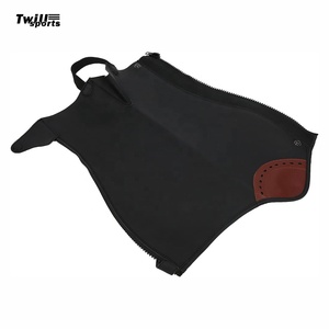 Custom Manufacturer Horse <b>Riding</b> Products Men Synthetic Leather Horse <b>Riding</b> 2024 High Quality Half <b>Chaps</b> - Product Image 6