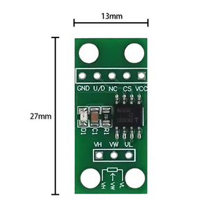 โมดูลโพเทนชิโอมิเตอร์ดิจิตอล 10K X9C103S DC 3V-5V สำหรับชิ้นส่วนเครื่องมือ - Product Image 4