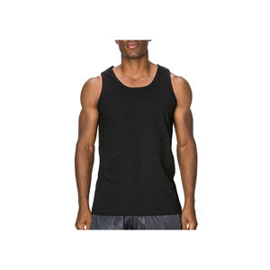 Nuevo diseño, precio bajo, peso pesado, grueso y tamaño grande, algodón blanco, camisetas sin mangas deportivas con estampado personalizado para hombres de Bangladesh - Product Image 4