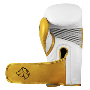 ถุงมือซ้อมต่อยมวยสำหรับมืออาชีพ, ถุงมือหนังแท้ MMA มวยไทยซ้อมมวยศิลปะการต่อสู้ - Product Image 6