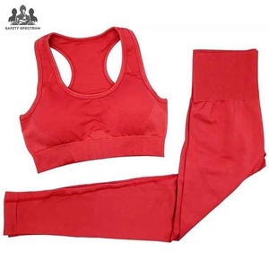 Conjunto de Yoga y Fitness de 2 Piezas, Leggings con Control de Abdomen, Transpirable y Ecológico, Suministro de Fabricante Profesional - Product Image 5