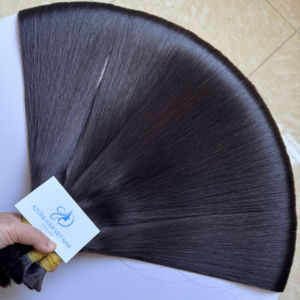 New Vietnamese Custom 100% Virgin Human <b>Hair</b> Extensions Straight Water Wave Style Bulk Bleached <b>Hair</b> <b>Color</b> Directly From Factory - Product Image 1