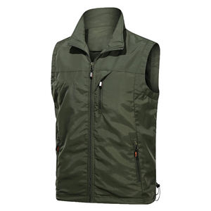 Chaleco de golf ligero para hombre de alta calidad personalizado 2024 con bolsillo chaqueta sin mangas para hombre - Product Image 3