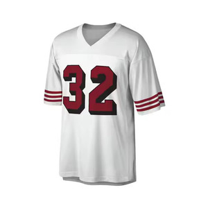 Nueva camiseta de fútbol americano de malla personalizada, ropa deportiva personalizada cosida, nombre y número de equipo impreso para hombres a la venta - Product Image 2