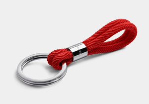 Llavero de cuerda náutica, llavero de cuerda para exteriores todos los días, llavero rojo unisex, Regalos para Él, llavero para hombre, llavero de cuerda de nailon - Product Image 3