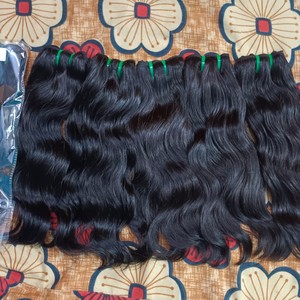 Toupet en Cheveux Vierges Indiens Remy, Super Double Dessiné, Style Vague d'Eau Profonde, Donneur Unique - Product Image 1