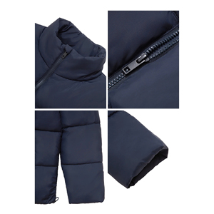 Vestes pour hommes en coton rembourrées de style nouveau, design nouveau, taille plus, manches longues, vestes gonflées en duvet pour hommes - Product Image 5