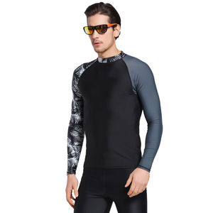 Tissu respirant Rash Guard de haute qualité pour hommes avec manches longues séchage rapide en diverses couleurs multiples excellent rapport qualité-prix - Product Image 2
