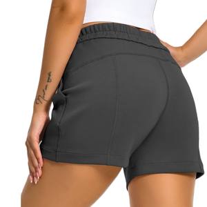 Women's High Elastic Waistband Drawstring Jogger <b>Shorts</b> Custom Printing Logo Breathable All Season <b>Sexy</b> Plus Size Terry - Product Image 3