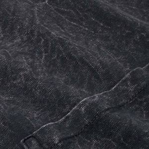 New High Street Oversized Vintage 210GSM 100% algodón negro camiseta para hombre logotipo personalizado lavado ácido camisetas hombres OEM Ringer - Product Image 6