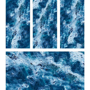 Luxe poli émaillé 600X1200mm gris salon salle de bain brillant carrelage de sol en porcelaine gratiné de pierre intérieur carreaux de mur en céramique - Product Image 1