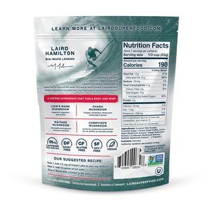 Laird Superfood Café Instantáneo Latte 100% Arábica, Dulce y Cremoso, Sin Lácteos, Crema de Superalimentos, Vegano, 8 oz - Product Image 3