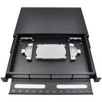 Cassette ODF de panneau de brassage optique haute densité 1U 96 fibres MPO MTP vers LC pour montage en rack avec matériau LSZH et prise en charge DDM