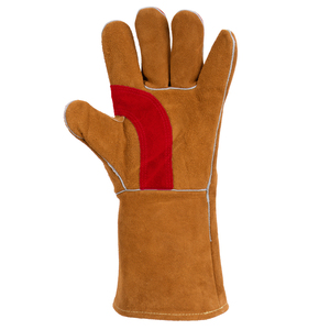 Gants de soudage en cuir de haute qualité à prix abordable, résistants à la chaleur, imperméables, antidérapants, durables, personnalisables, gants de sécurité - Product Image 6