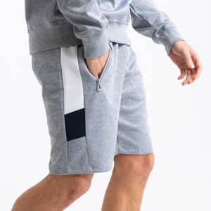 Conjunto de pantalones cortos de gimnasio de alta calidad para hombre, camiseta de secado rápido, pantalones cortos de Fitness sólidos, logotipo personalizable hecho en Pakistán - Product Image 3