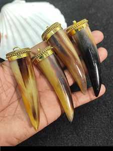 จี้สแตนเลสทำด้วยมือสุดหรูมีสไตล์เครื่องประดับแบบชนเผ่าสำหรับสร้อยคอ - Product Image 4