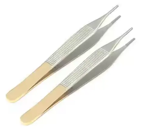 Fórceps de tejido Adson personalizados de alta calidad, instrumento Manual de acero inoxidable TC para venta al por mayor - Product Image 2
