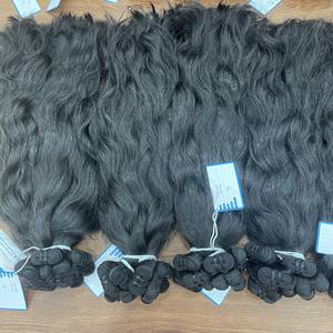 Super Venta Virgen Vietnamita Remy Extensiones de cabello Estilos ondulados y rectos naturales Máquina Trama doble Todos los colores Listo para enviar - Product Image 4