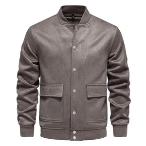Vente en gros Nouveau blouson d'aviateur d'hiver pour hommes de haute qualité avec col montant et logo à l'avant Meilleur prix OEM bon marché - Product Image 1