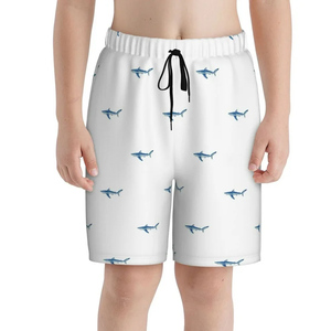 Short de surf avec logo personnalisé de qualité supérieure Boardshorts en tissu polyester extensible dans les 4 sens Shorts de plage Shorts de pêche Short de bain pour hommes - Product Image 5