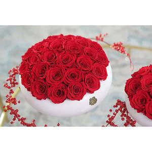 Nobu Preserved Eternal Roses Centerpiece Square Box Arrangement for Floral Decoration for Mother's Day Valentine's Day Gifts - Product Image 2