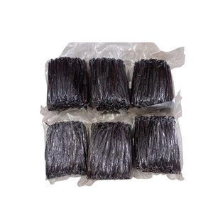 Factory Supply Premium Grade Dried Black Indonesia <b>Vanilla</b> <b>Beans</b> High Quality Gourmet Pods 14-18cm Vacuum Packed 6 Months Shelf - Product Image 4