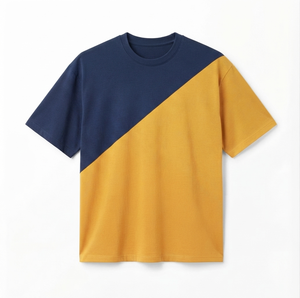 เสื้อยืดผู้ชายทรงโอเวอร์ไซส์ ระบายอากาศได้ดี ผ้าฝ้าย 100% ราคาขายส่ง คุณภาพสูง ผ้าถัก ระบายอากาศได้ดี น้ำหนักเบา - Product Image 1