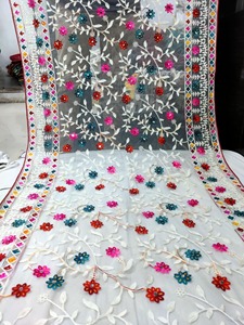 Dupatta Azul en Tono Real, Estilo Tradicional, Ligero, Duradero, Transpirable, de Secado Rápido, Elegante para Eventos (Todas las Temporadas) - Product Image 4