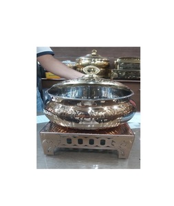 Recipiente para Calentar Alimentos de Acero Inoxidable de Primera Calidad, Estilo Art Deco, para Hoteles y Restaurantes, Opciones Personalizables - DISEÑOS ELEGANTES - Product Image 1