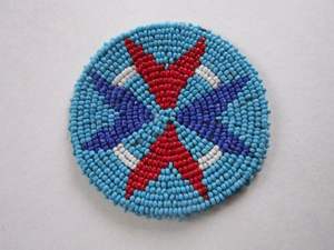 โถงานฝีมือดีไซน์ใหม่ปักลูกปัดสี่ชุดถาดรองแก้วดีไซน์น่ารักหรูหราแฟนซีและสง่างามพรีเมี่ยมโดยบริษัท hiba - Product Image 6