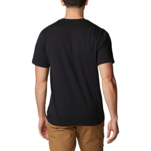 เสื้อยืดออกกำลังกายผู้ชายคุณภาพสูง สตรีทแวร์ ระบายอากาศได้ดี เป็นมิตรกับสิ่งแวดล้อม แห้งเร็ว คอกลม ทรงปกติ สีดำ - Product Image 2